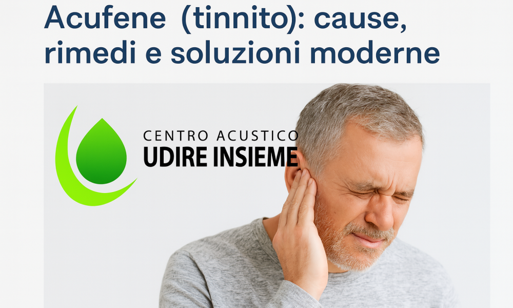 Acufene: cause, rimedi e soluzioni moderne - Centro Acustico Udire Insieme