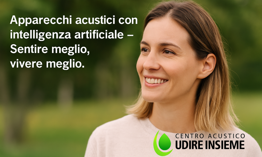 Apparecchi acustici intelligenti con intelligenza artificiale presso il centro acustico Udire Insieme di Padova
